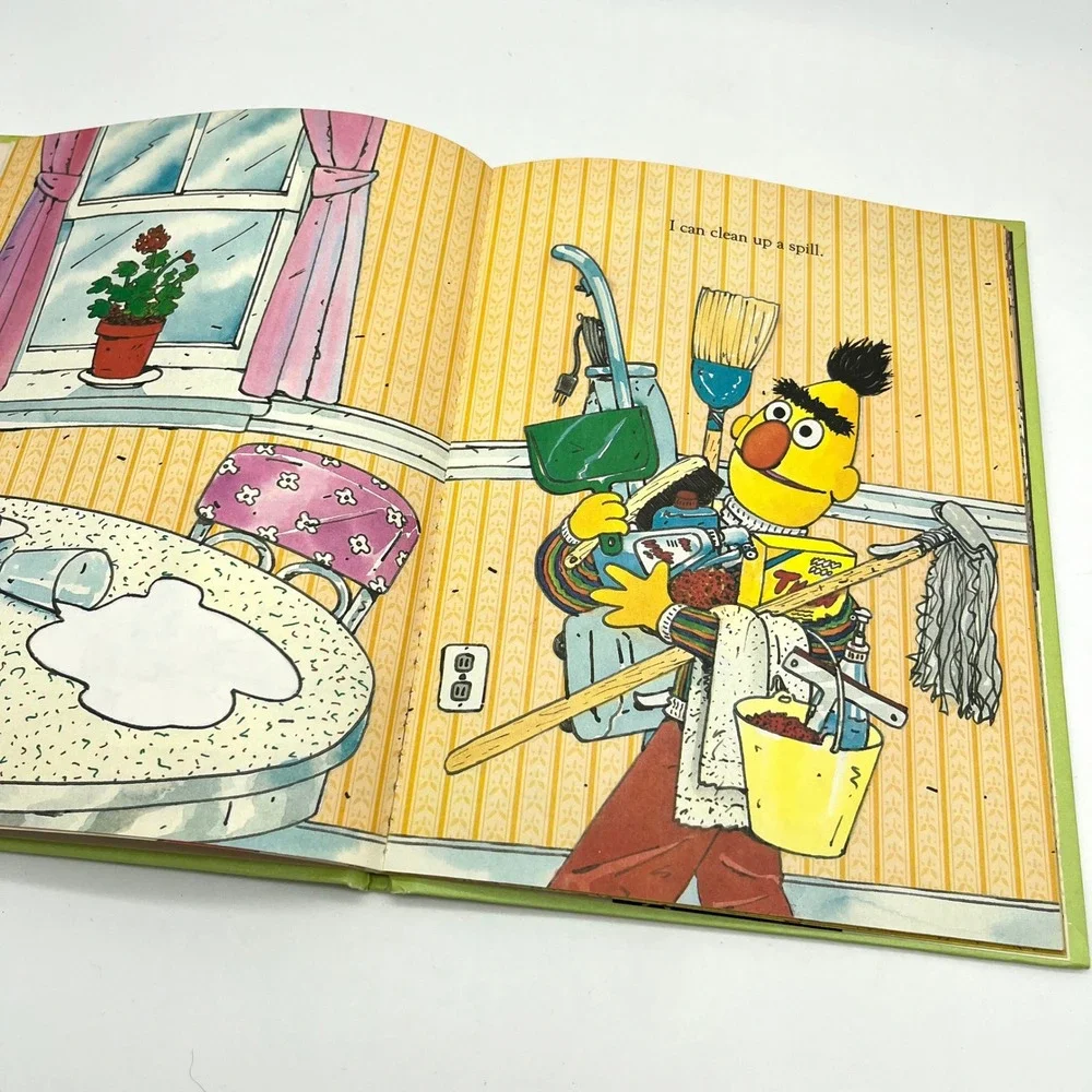 Sesame Street Look What I Can Do‎ Bert Ernie Oscar Childrens Book